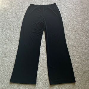 Black Talbots Wide-Leg Pants